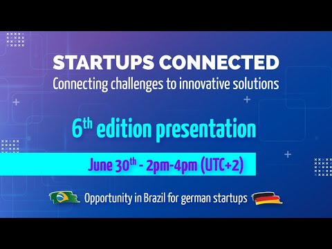 Startups Connected 6th edition presentation