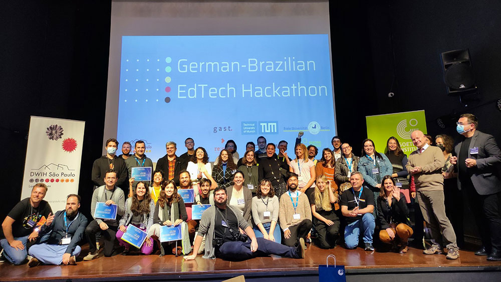 Successful premiere: participants in the first German-Brazilian EdTech Hackathon